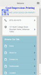Mobile Screenshot of goodimpressionsprinting.com